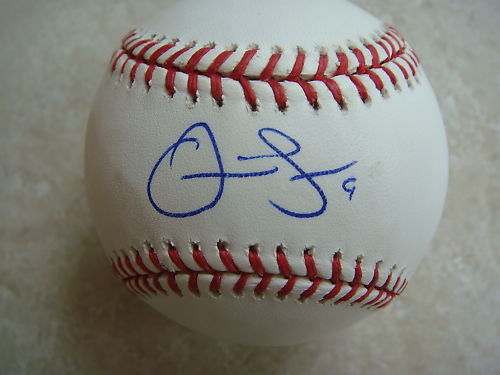OMIR SANTOS TIGERS/METS SIGNED OFFICIAL ML BALL W/COA