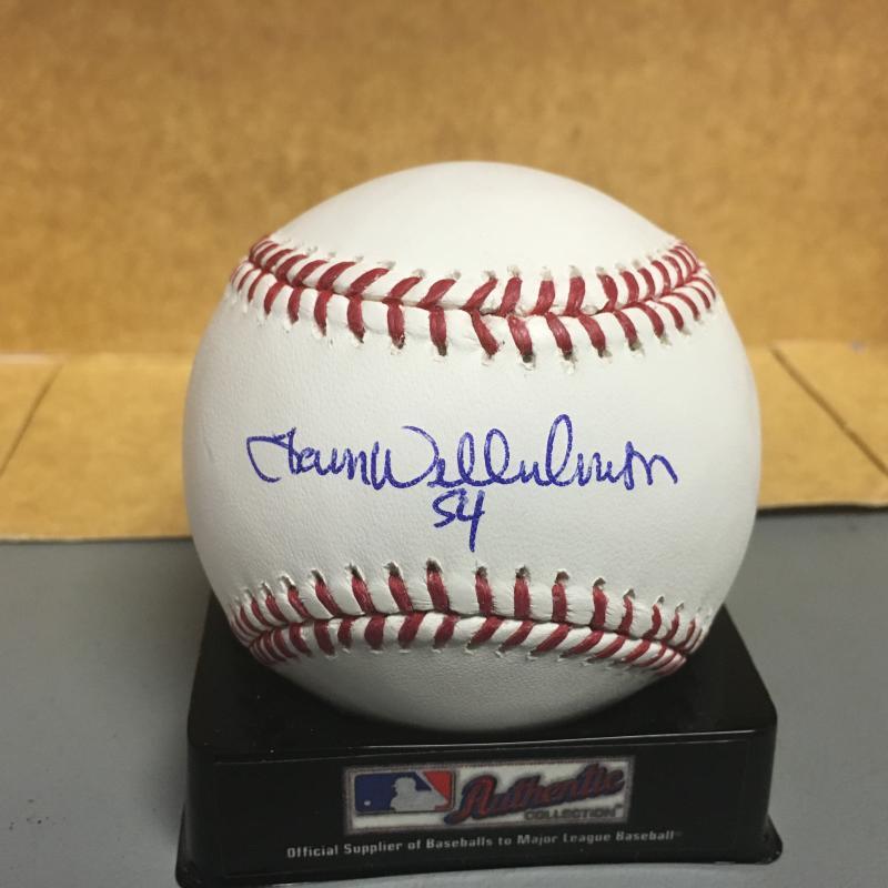 TOM WILHELMSON RANGERS/MARINERS M.L. SIGNED BASEBALL W/COA