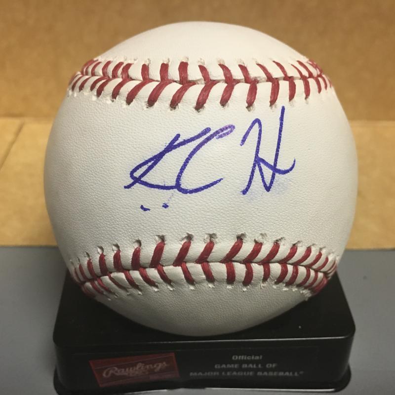 K.C. HOBSON TORONTO BLUE JAYS M.L. SIGNED BASEBALL W/COA