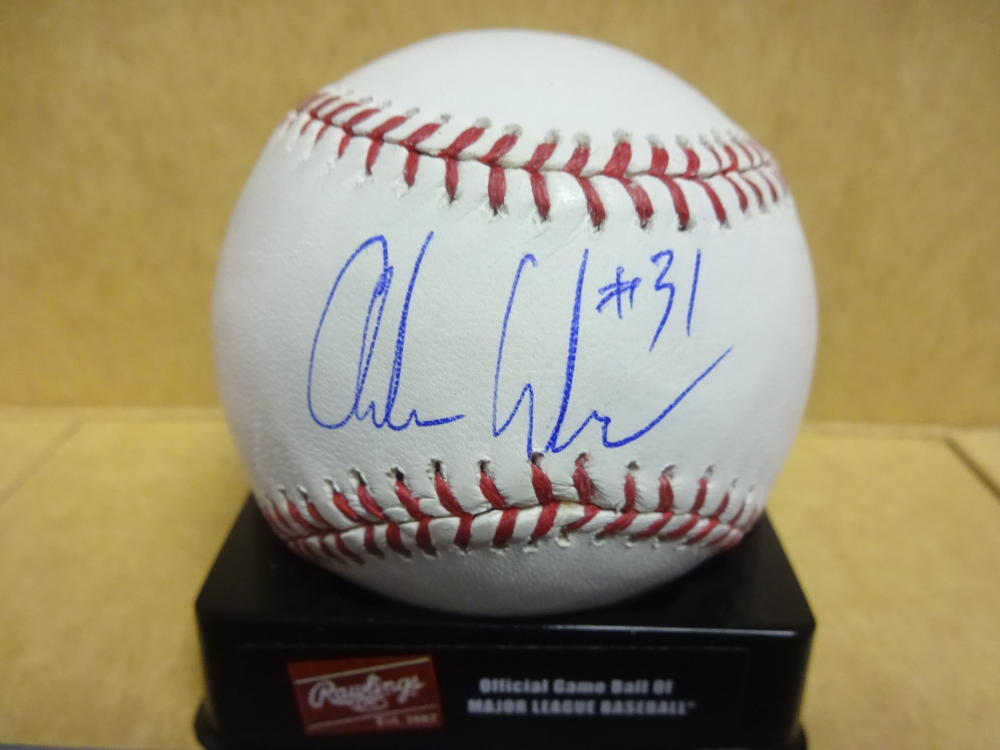 ANDREW WERNER SAN DIEGO PADRES SIGNED M.L. BASEBALL W/COA