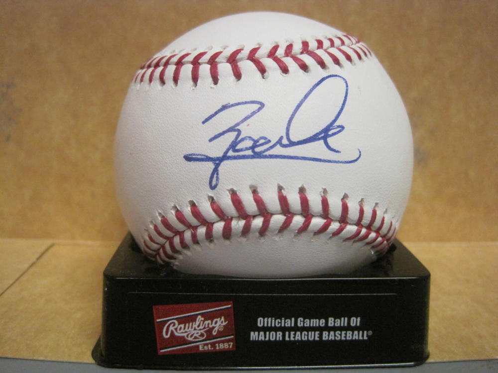 ZACK COLLINS CHICAGO WHITE SOX SIGNED AUTOGRAPHED BASEBALL W/COA COLLECTIBLE MEMORABILIA