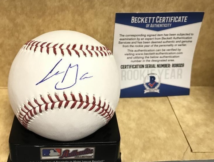 AMIR GARRETT CINCINNATI REDS SIGNED AUTO M.L BASEBALL BECKETT R08029