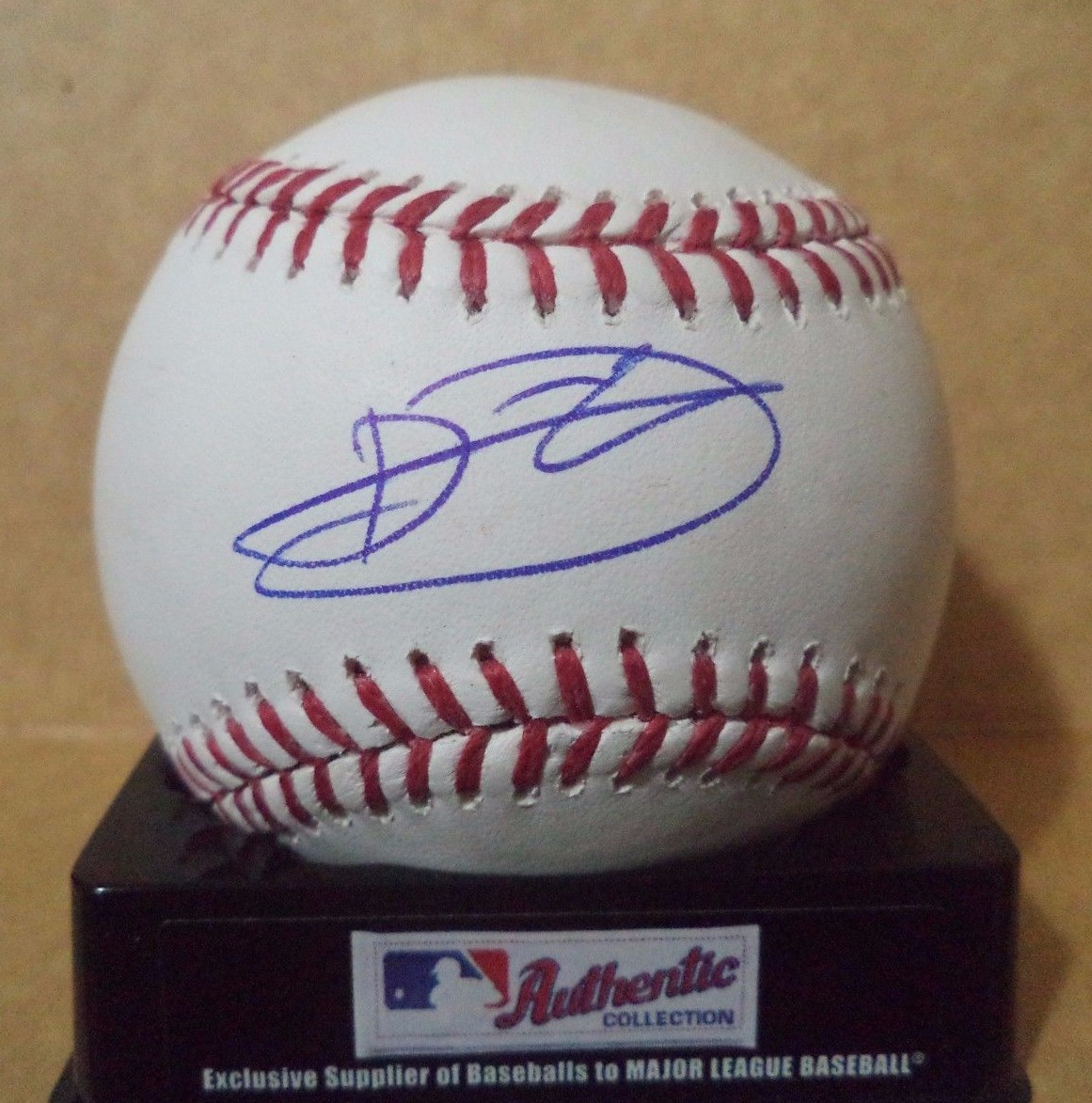 DERIAN CRUZ ATL ATLANTA BRAVES SIGNED AUTOGRAPHED ROMLB M.L BASEBALL W/COA