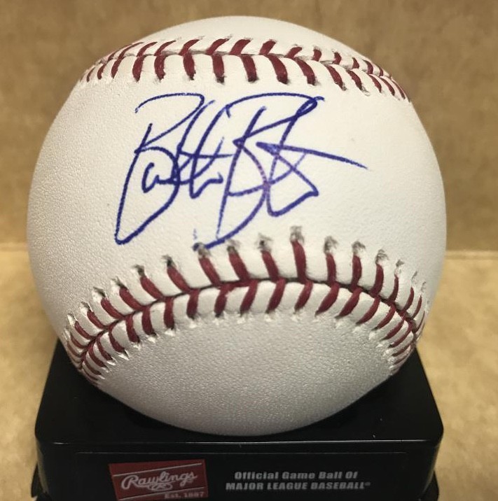 BUTCH BENTON NEW YORK METS/CUBS/INDIANS SIGNED M.L. BASEBALL W/COA