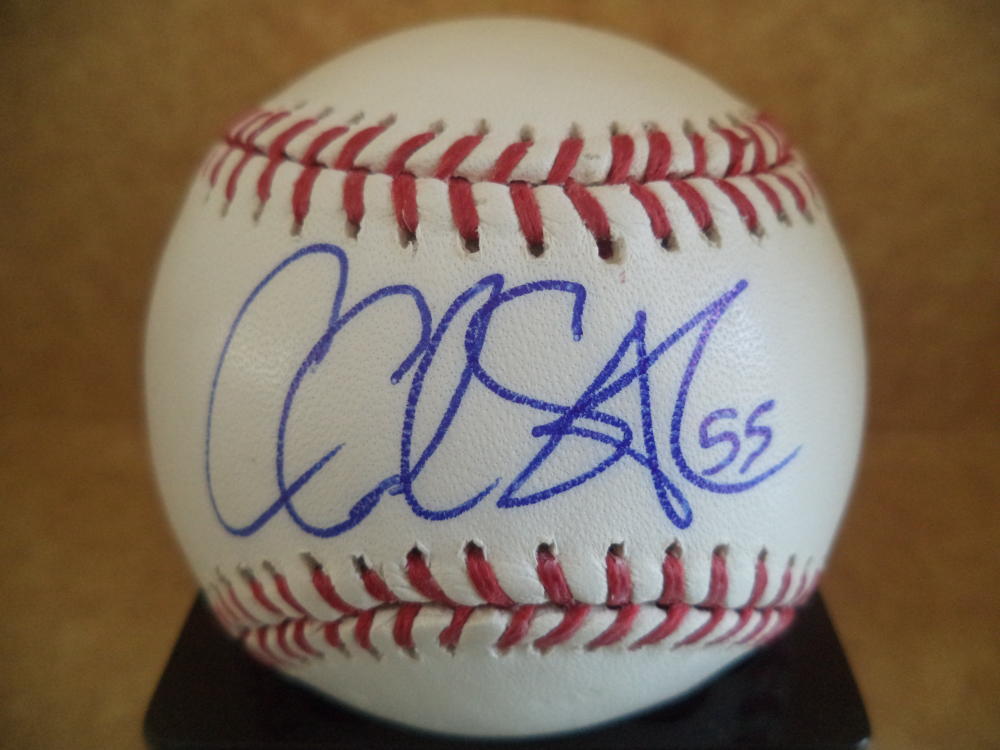 CHAD SMITH DETROIT TIGERS SIGNED AUTOGRAPHED M.L. BASEBALL W/COA