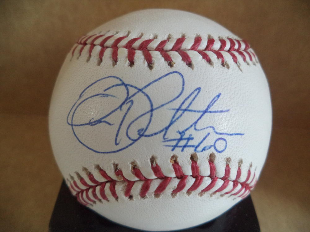 JERIOME ROBERTSON ASTROS/INDIANS DECEASED SIGNED AUTO M.L. BASEBALL W/COA