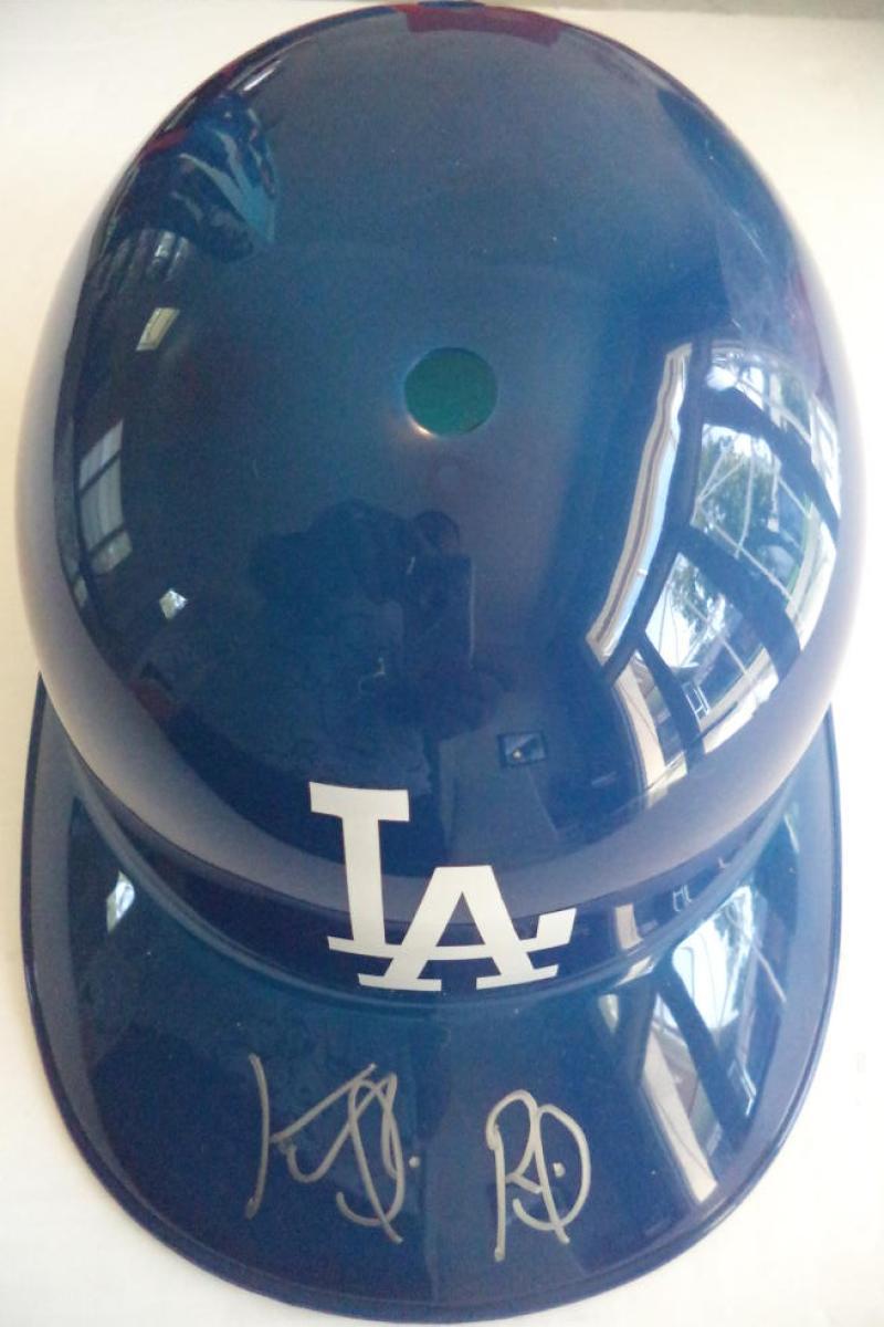 KEIBERT RUIZ LOS ANGELES DODGERS SOUVENIR SIGNED AUTO FULL SIZE HELMET W/COA
