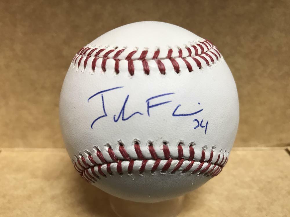 JACOB FARIA MILWAUKEE BREWERS SIGNED AUTOGRAPHED M.L. BASEBALL W/COA