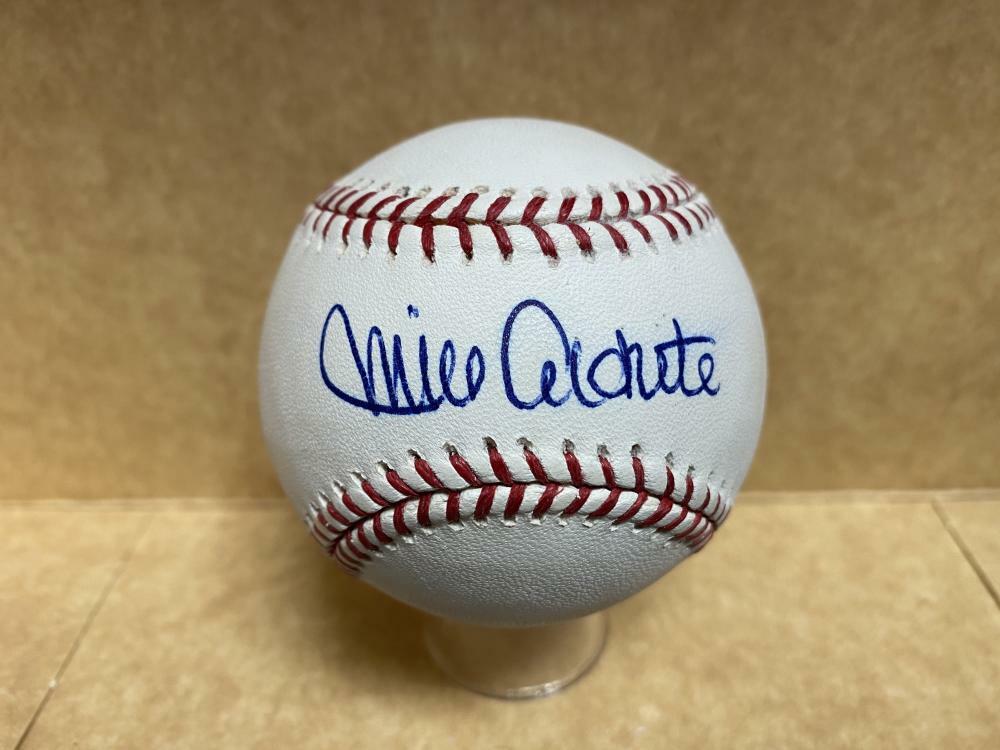 MIKE ALDRETE YANKEES/GIANTS SIGNED AUTOGRAPHED M.L. BASEBALL W/ COA