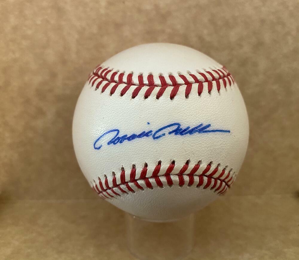 ROB BELL REDS/ORIOLES SIGNED AUTOGRAPHED M.L. BASEBALL W/ COA