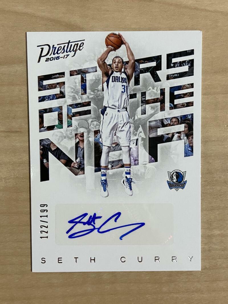 2016-17 PRESTIGE SETH CURRY STARS OF THE NBA #28 122/199