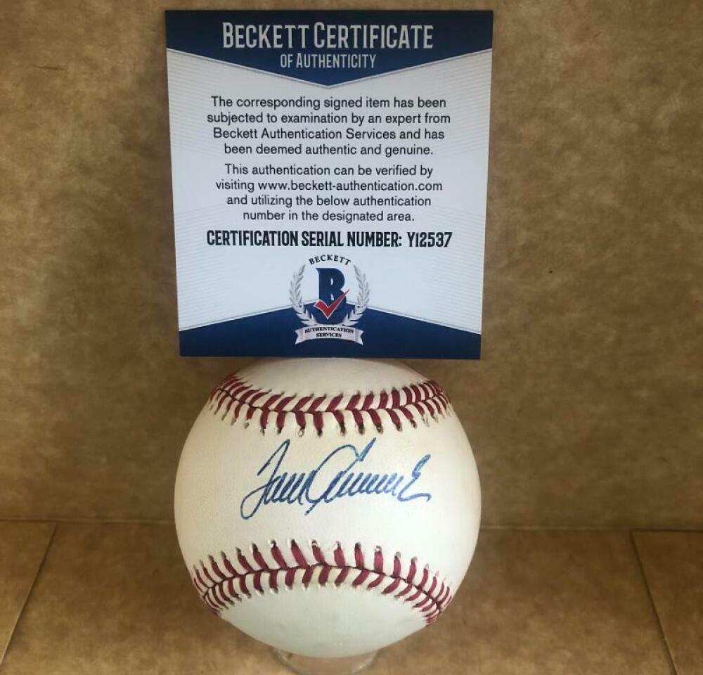 TOM SEAVER NEW YORK METS SIGNED AUTO MINT VINTAGE N.L. BASEBALL BECKETT Y12537