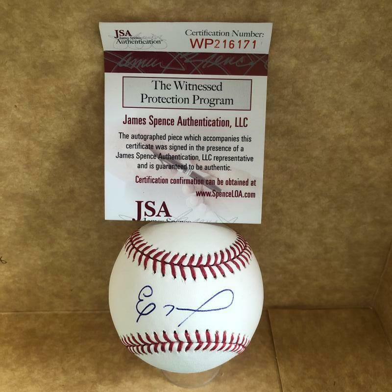 ELOY JIMENEZ CHICAGO WHITE SOX SIGNED AUTOGRAPHED M.L. BASEBALL JSA WP216171
