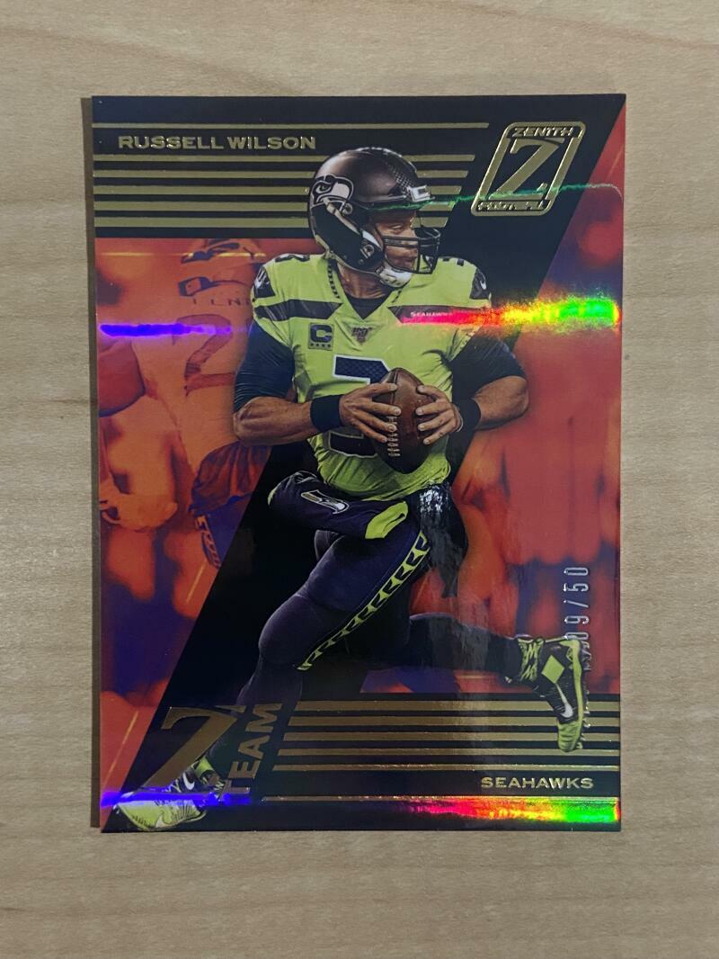 2020 ZENITH RUSSELL WILSON Z TEAM #29 SEAHAWKS FUTURE HOF 09/50