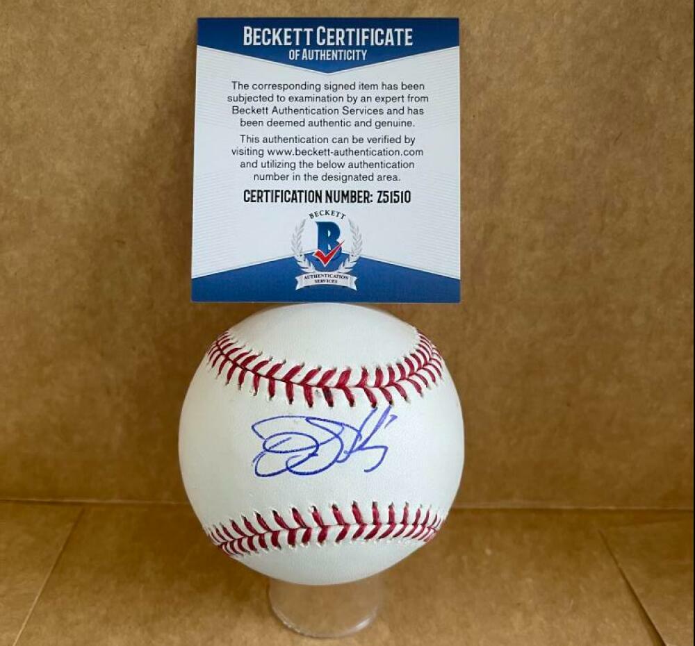 BUBBA STARLING KANSAS CITY ROYALS SIGNED AUTO M.L. BASEBALL BECKETT Z51510