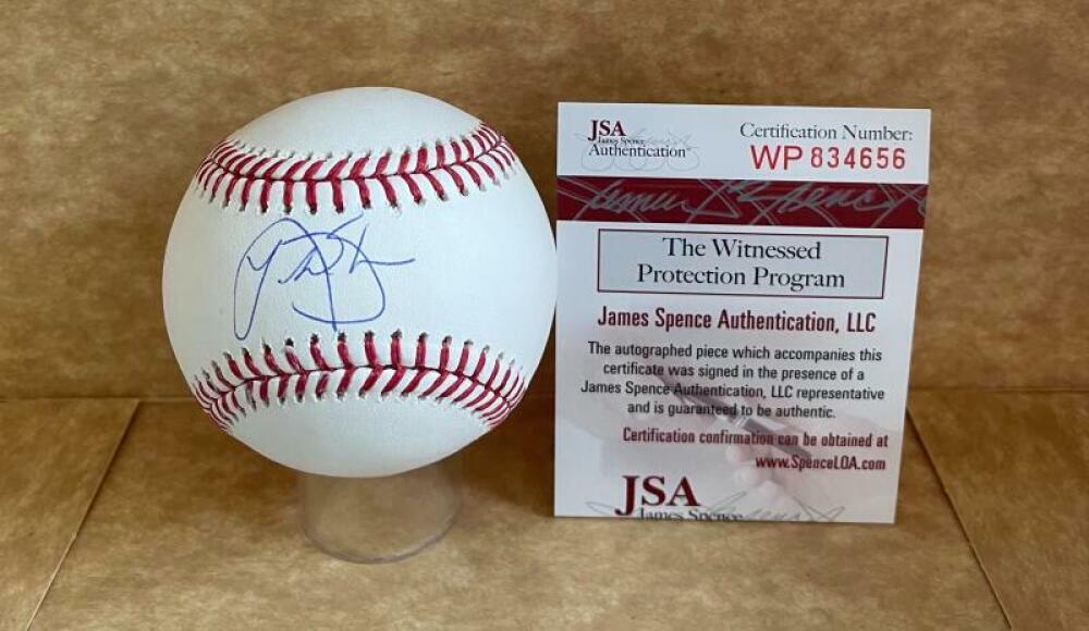NICK SOLAK TEXAS RANGERS SIGNED AUTO M.L. BASEBALL JSA WP834656
