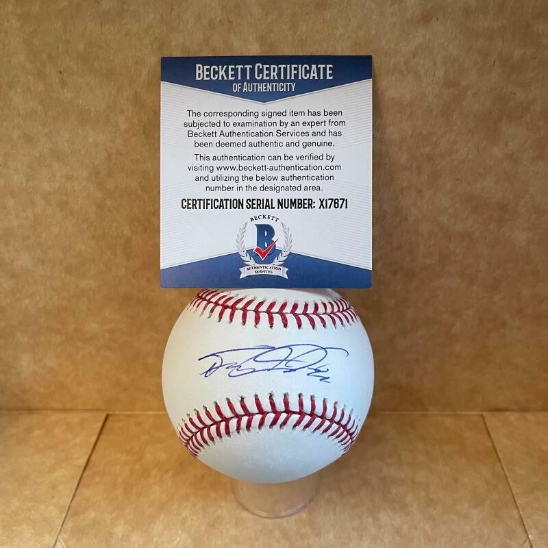 FRANCISCO CERVELLI YANKEES/MARLINS SIGNED AUTOGRAPHED M.L. BASEBALL BAS X17671