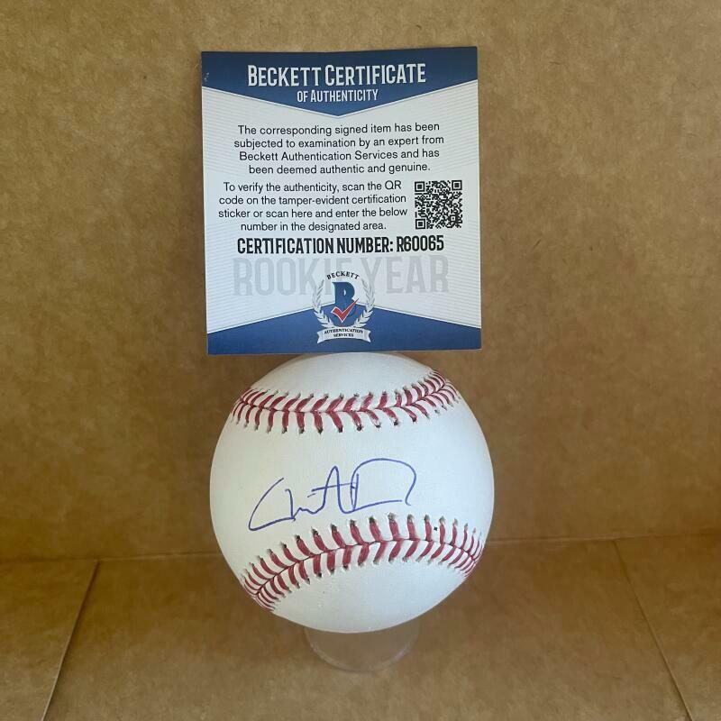 CHRISTIAN ROA CINCINNATI REDS ROOKIE YEAR SIGNED AUTO M.L. BASEBALL BAS R60065