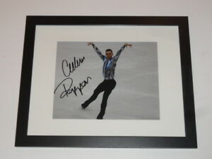 ADAM RIPPON SIGNED FRAMED AND MATTED 8X10 PHOTO 2018 OLYMPICS FIGURE SKATING A COLLECTIBLE MEMORABILIA