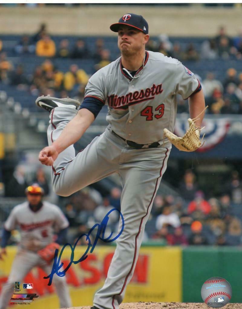 ADDISON REED MINNESOTA TWINS SIGNED AUTOGRAPHED 8X10 W/COA | Autographia