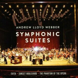 ANDREW LLOYD WEBBER Signed SYMPHONIC SUITES CD Insert Booklet w/ Hologram COA