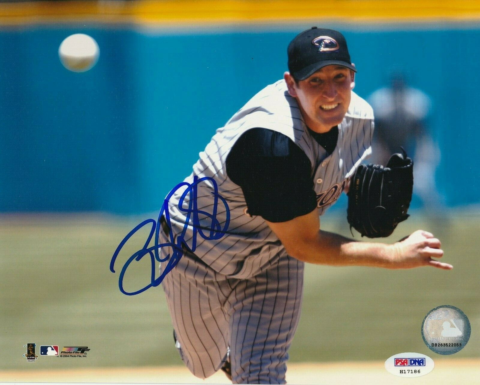 BRANDON WEBB Signed Arizona DIAMONDBACKS 8X10 PHOTO with PSA COA ...