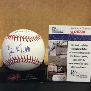 BRAXTON GARRETT MIAMI MARLINS 1ST ROUND PICK M.L. BASEBALL JSA SD28240 COLLECTIBLE MEMORABILIA