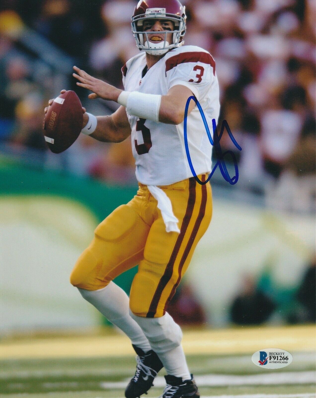 KEYSHAWN JOHNSON USC TROJANS FOOTBALL 8X10 SPORTS PHOTO (G
