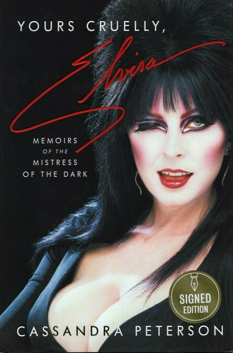 CASSANDRA PETERSON SIGNED ELVIRA 1ST EDITION BOOK W/ HOLOGRAM COA COLLECTIBLE MEMORABILIA