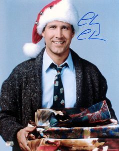 CHEVY CHASE CHRISTMAS VACATION AUTHENTIC SIGNED 16×20 PHOTO BAS WITNESS #WR44371 COLLECTIBLE MEMORABILIA