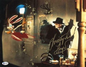 CHRISTOPHER LLOYD SIGNED 11X14 PHOTO WHO FRAMED ROGER RABBIT AUTOGRAPH BECKETT C COLLECTIBLE MEMORABILIA
