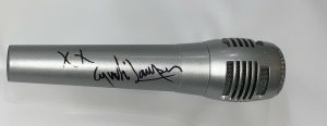 CYNDI LAUPER SIGNED MICROPHONE GIRLS JUST WANNA HAVE FUN PROOF LEGEND PROOF COLLECTIBLE MEMORABILIA
