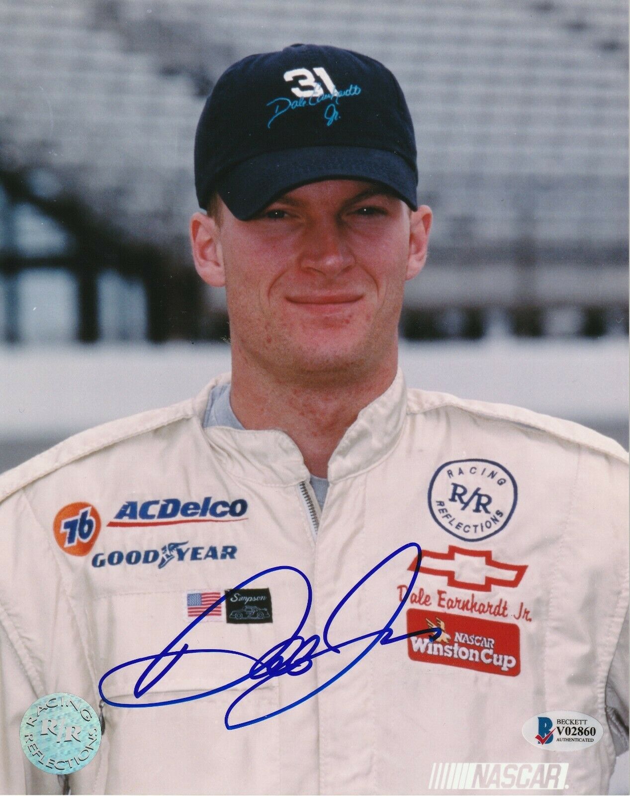 DALE EARNHARDT, JR. Signed 8x10 PHOTO w/ Beckett COA | Autographia