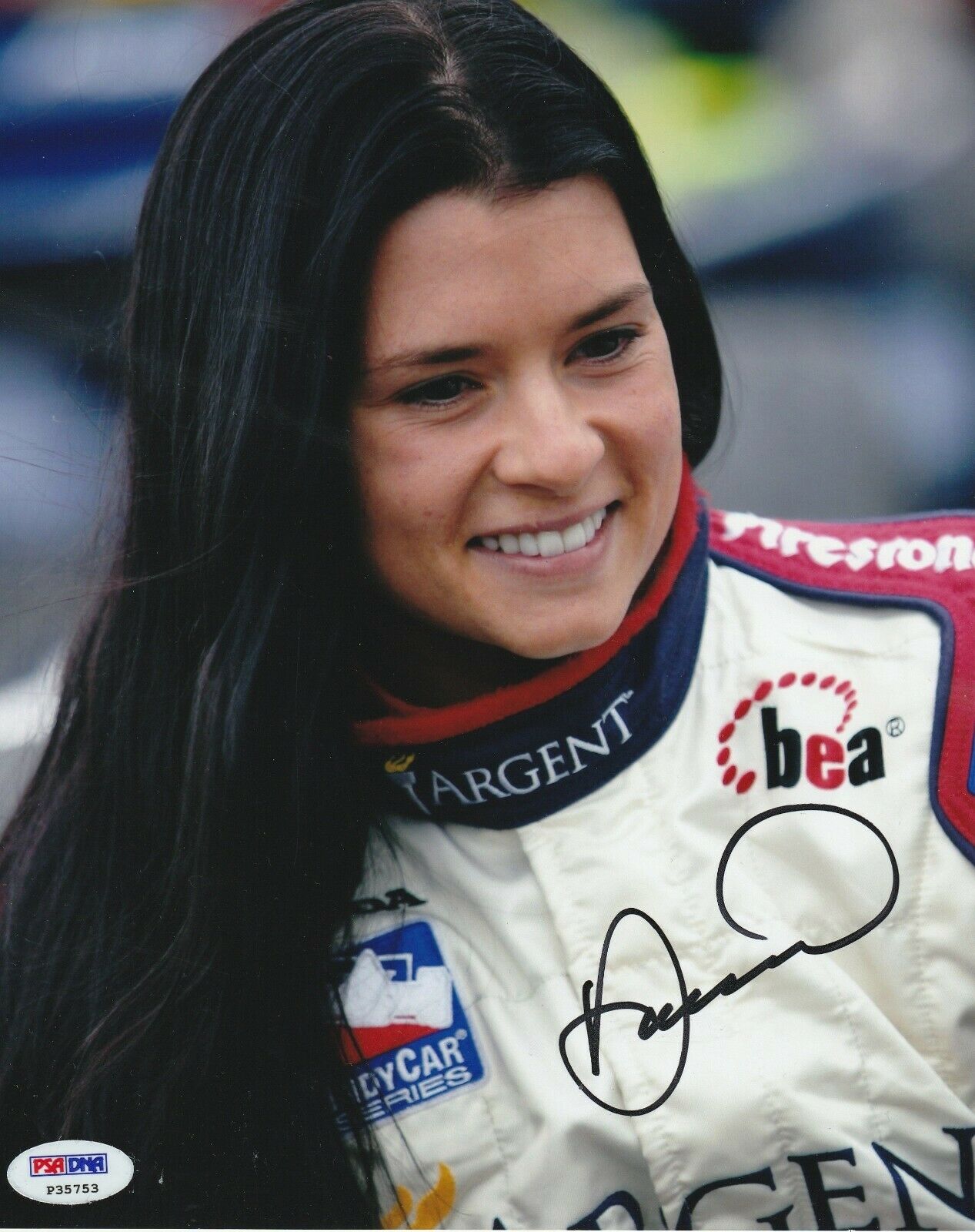 Danica Patrick Signed 8x10 Photo With Psa Coa Autographia 