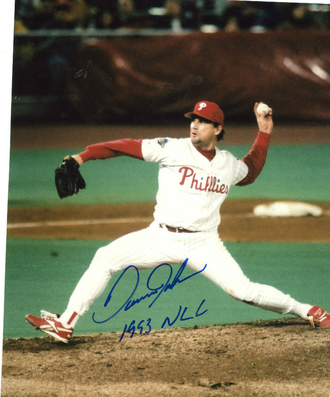 DANNY JACKSON PHILADELPHIA PHILLIES 1993 NLC AUTOGRAPHED 8X10 PHOTO ...