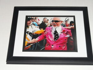 DON CHERRY SIGNED FRAMED AND MATTED 8X10 PHOTO HOCKEY NIGHT IN CANADA PROOF COLLECTIBLE MEMORABILIA