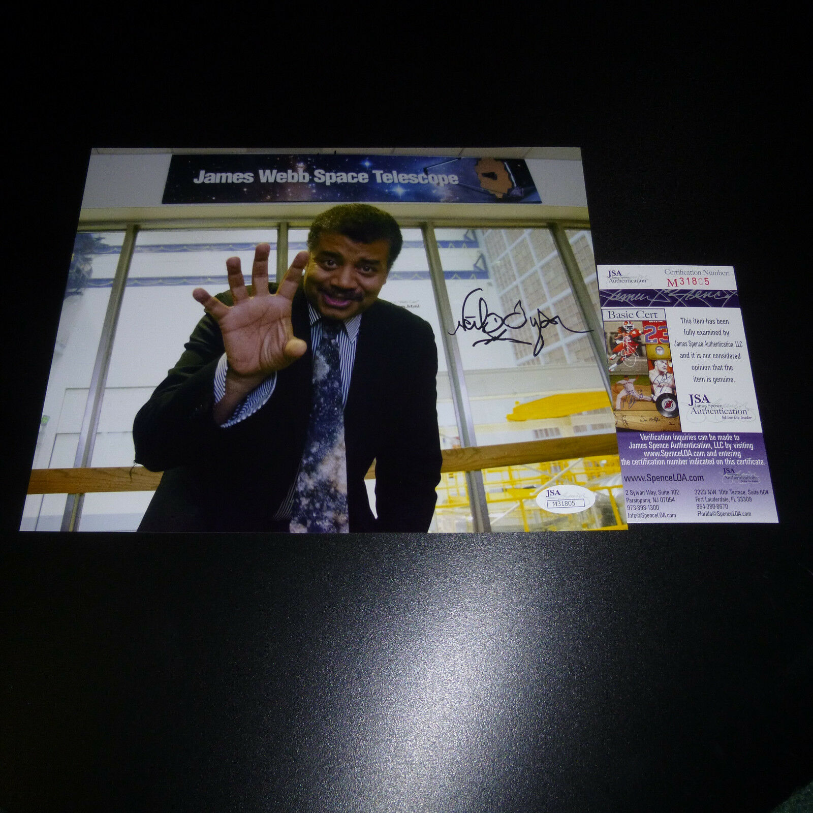 DR. NEIL DEGRASSE TYSON SIGNED 8X10 PHOTO ASTROPHYSICIST JSA ...