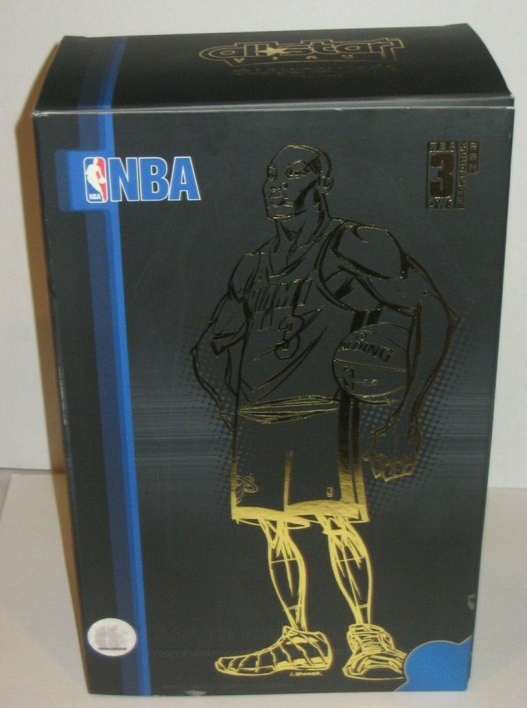DWYANE WADE UPPER DECK ALL STAR VINYL FIGURE “BLACK EDITION” LIMITED TO 250 COLLECTIBLE MEMORABILIA