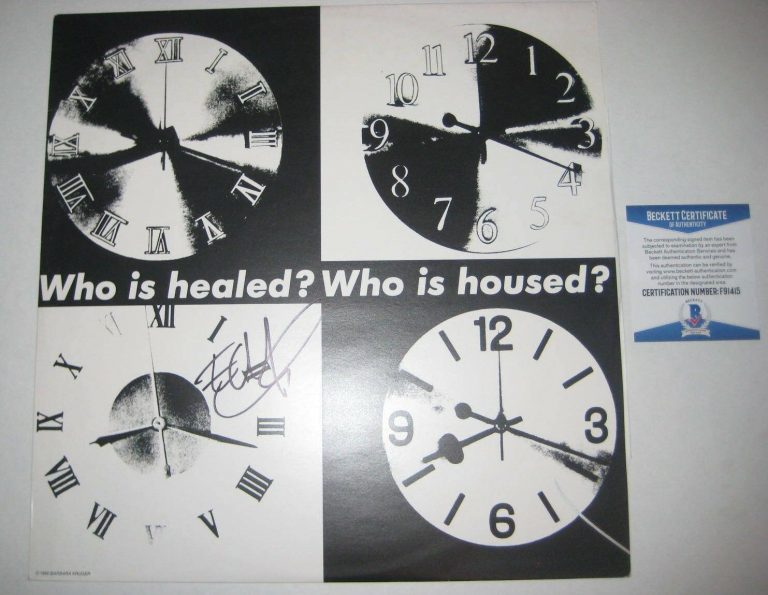 EDGE (U2) SIGNED NIGHT & DAY PROMO SINGLE COVER W/ BECKETT COA COLLECTIBLE MEMORABILIA