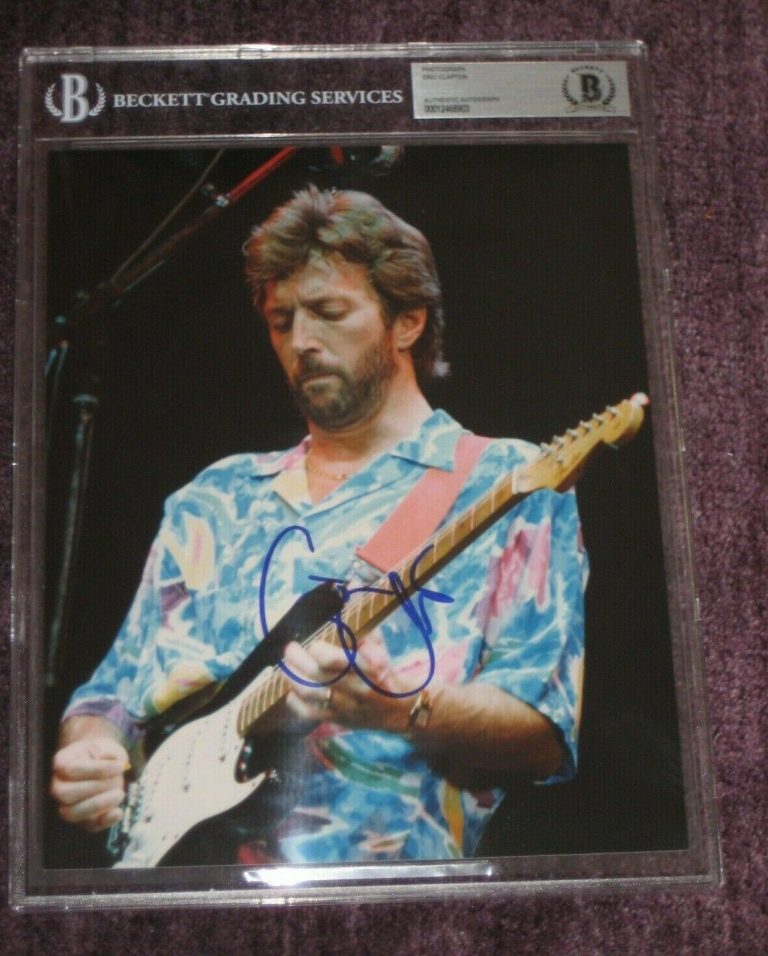 Eric Clapton hotsell & Buddy Guy Autographed color 8 x 10 photo with COA