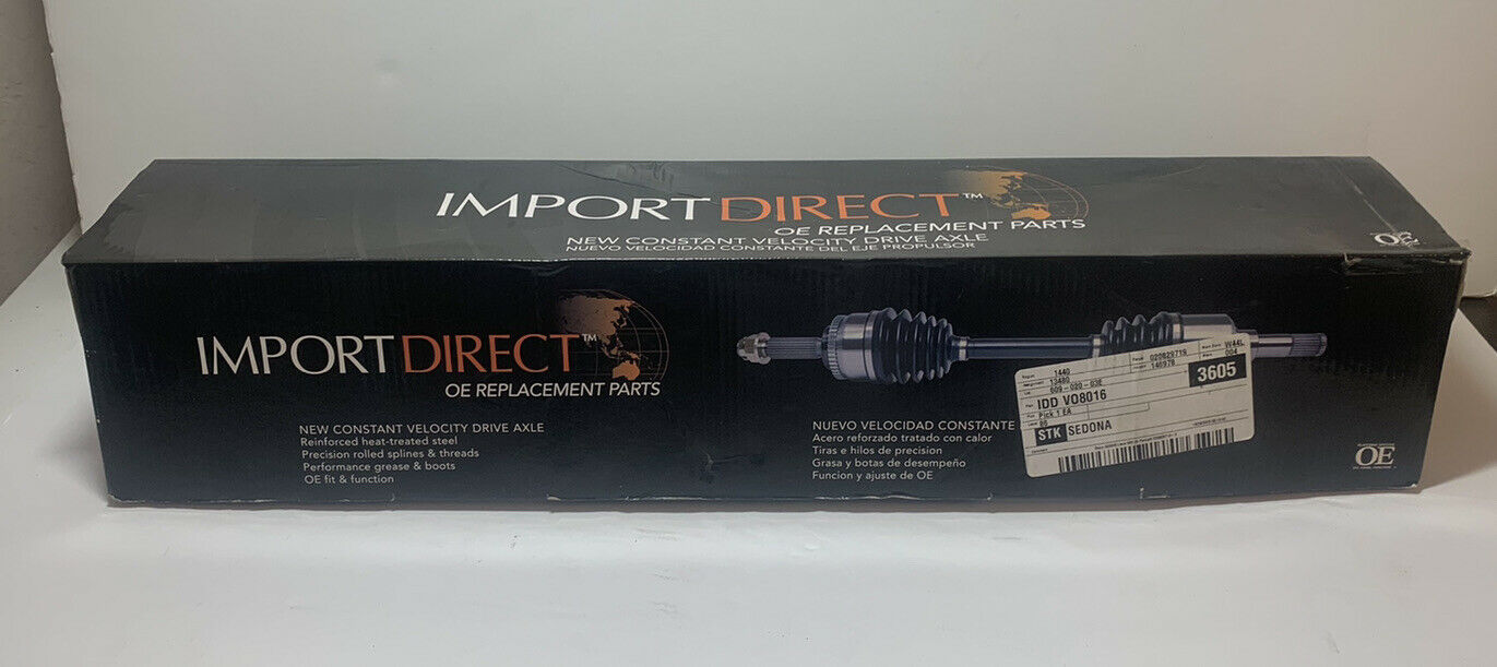 Import Direct CV Axle Assembly Volvo Front Left GSP NEW VO8016 15471 Autographia