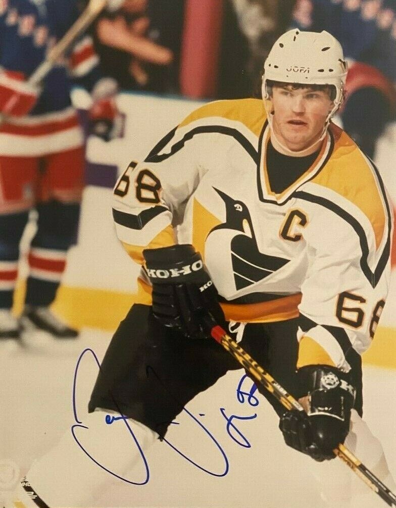 Jaromir Jagr Signed Autographed 8x10 Photo Pittsburgh Penguins Nhl