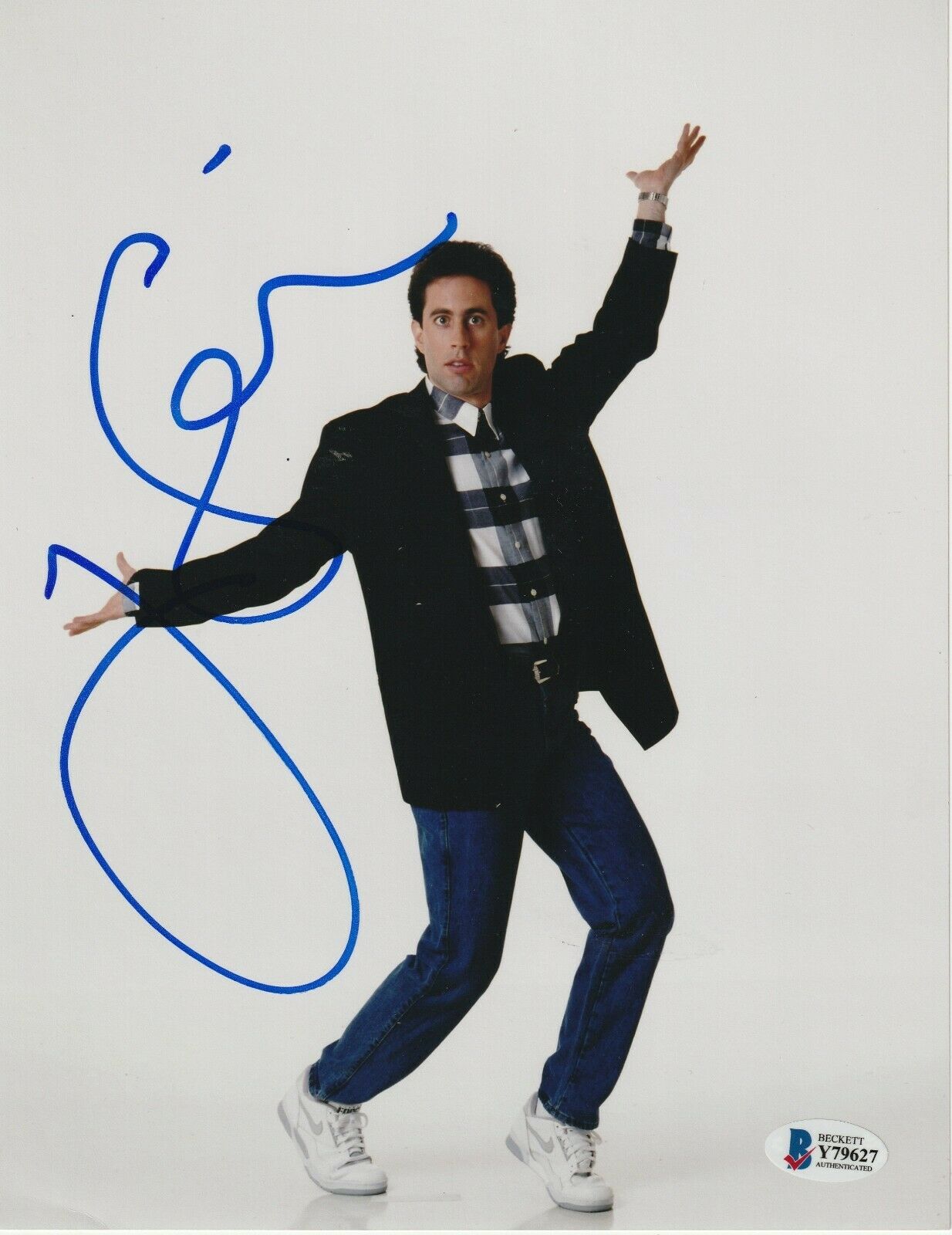 Jerry Seinfeld Signed 8x10 Photo W Beckett Coa Autographia 7460