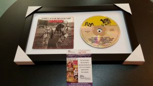 JOHN MELLENCAMP FRAMED AUTOGRAPHED SCARECROW CD COVER SIGNED JSA AUTHENTICATED COLLECTIBLE MEMORABILIA