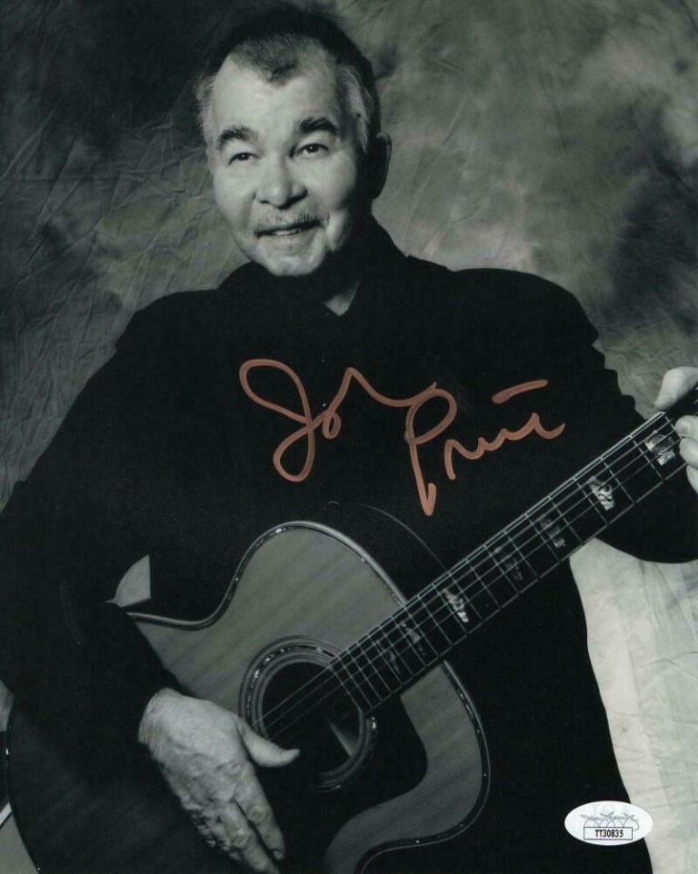 JOHN PRINE SIGNED AUTOGRAPH 8×10 PHOTO – DIAMONDS IN THE ROUGH, FOLK ICON W/ JSA COLLECTIBLE MEMORABILIA
