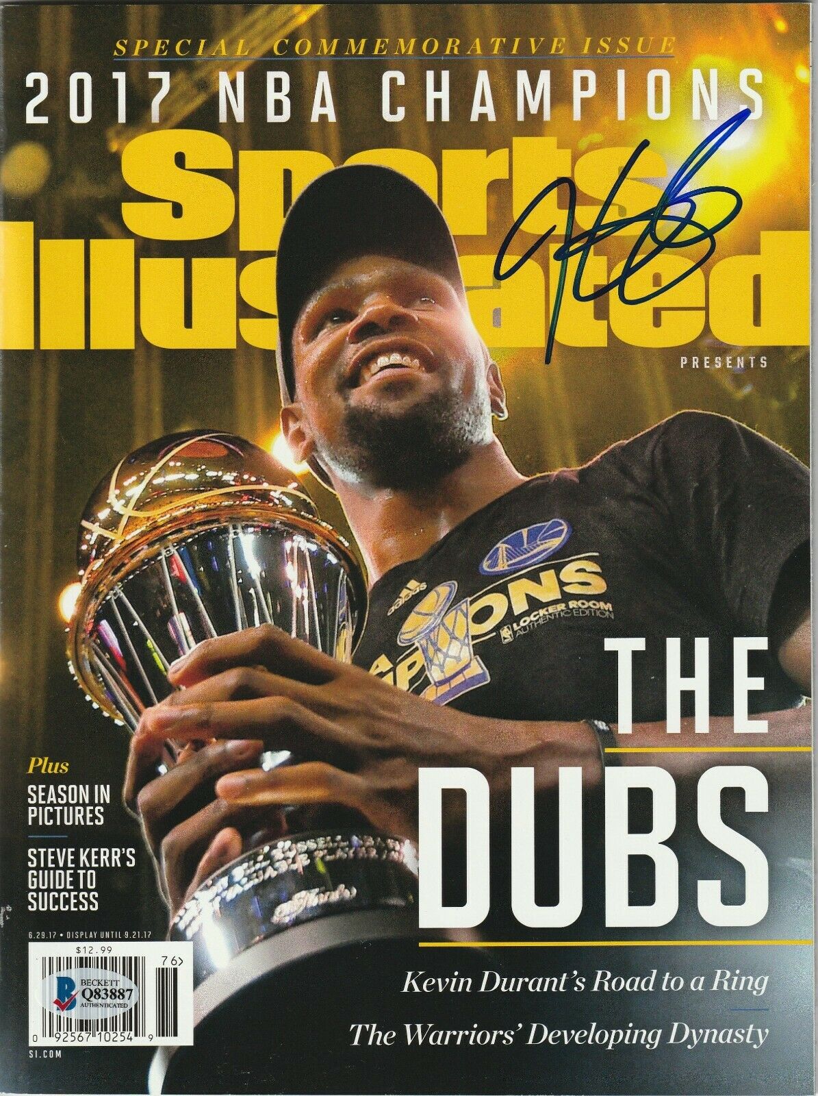 Kevin newest Durant Autographed Magazine