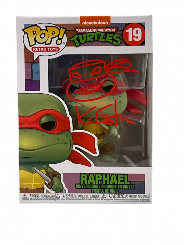 KEVIN EASTMAN TMNT SIGNED POP VINYL FIGURE RAPHAEL AUTOGRAPH PROOF BECKETT COA 2 COLLECTIBLE MEMORABILIA