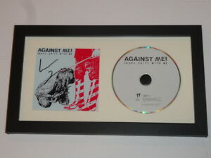 LAURA JANE GRACE SIGNED FRAMED “SHAPE SHIFT WITH ME” CD AGAINST ME! PROOF COLLECTIBLE MEMORABILIA