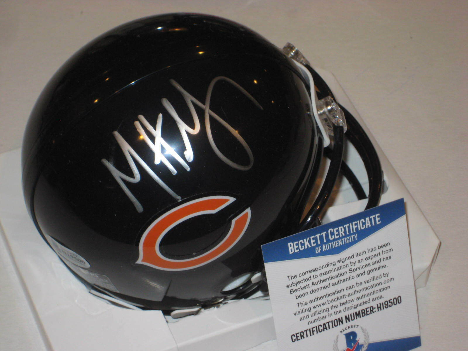 Jim McMahon Autographed Chicago Bears F/S Speed Authentic Helmet