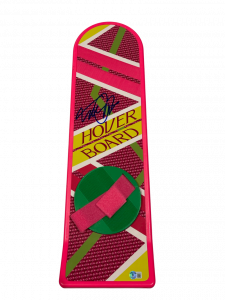 MICHAEL J FOX SIGNED BACK TO THE FUTURE HOVERBOARD AUTOGRAPH PROOF BECKETT 153 COLLECTIBLE MEMORABILIA